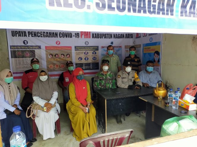 
					Posko Covid-19 Desa Kuta Sayeh Gandeng PMI Nagan Raya, Ini Imbauan Ketua…..