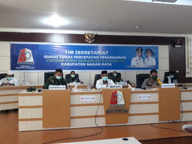 
					Forkopimda Nagan Raya gelar Vidcon dengan Jajaran Forkopimda Provinsi Aceh