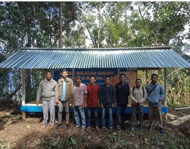 
					Akhirnya, Diskominfotik Nagan Raya Bangun “Posko Belajar Online” di Hutan Lindung