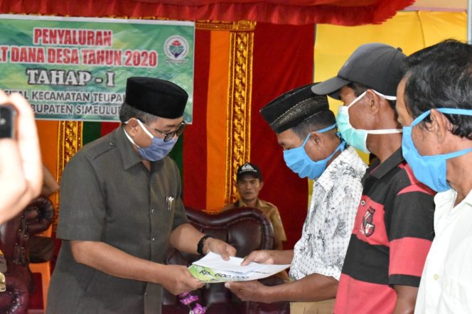 
					Bupati Erhas Launching Penyaluran BLT Dana Desa di Simeulue