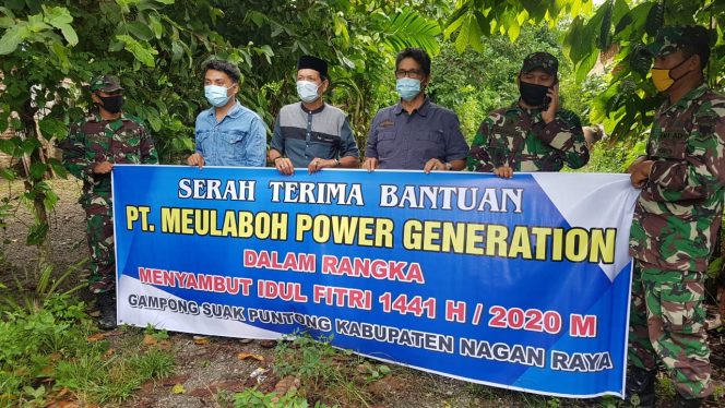 
					PT Meulaboh Power Generation Bantu 2 Ekor Sapi untuk Warga Suak Puntong