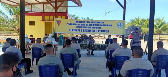 
					Brimob Kompi 3 Batalyon C Pelopor Ikuti Rapid Test