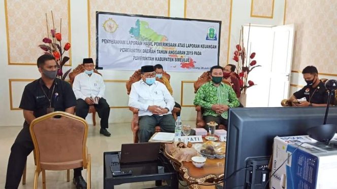 
					Pemkab Simeulue Kembali Raih WTP, Kali ini Disampaikan BPK RI Melalui Rapat Vidcon