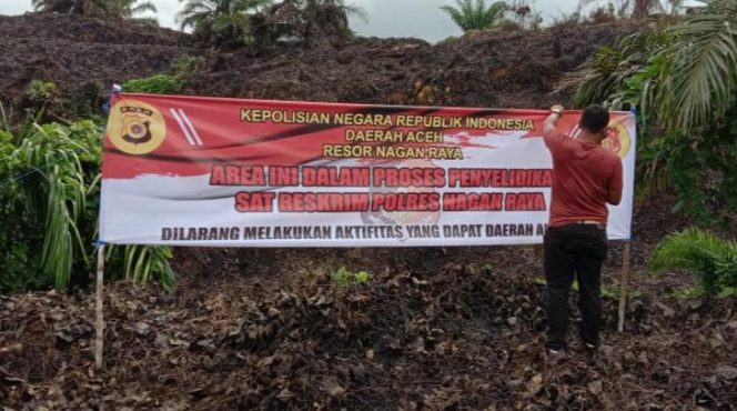 
					Lahan HGU Kebakaran, Polres Nagan Raya Panggil Tiga Karyawan PT ASN