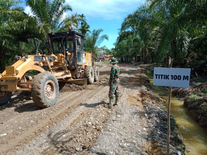 
					Sasaran Pembangunan Jalan Elak TMMD 108 Kodim Nagan Raya Kini Capai 87 Persen