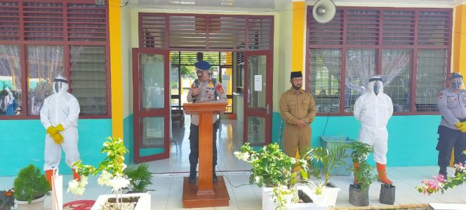 
					Brimob di Nagan Raya Sosialisasi ke Sekolah, Ini Penyampaiannya