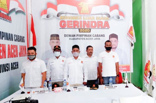 
					Gerindra Aceh Jaya Dukung Program Penyediaan Lahan untuk Eks Kombatan GAM