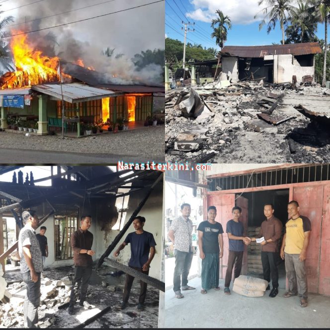 
					Dua Unit Rumah Ludes Terbakar, Wakil Ketua DPRK Nagan Raya, Dedy Irmayanda Beri Bantuan