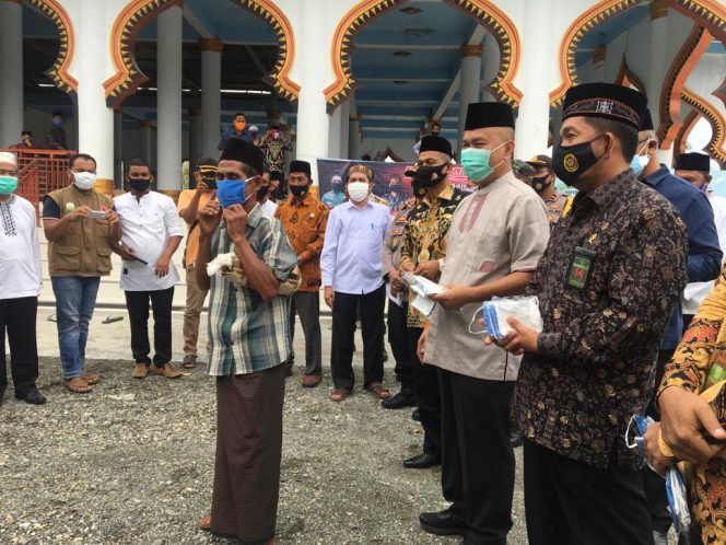 
					Pemerintah Fokus Gebrak Masker untuk Jamaah Shalat Jumat Se-Nagan Raya