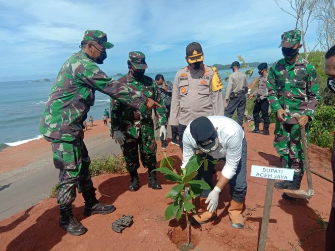 
					Sambut Dirgahayu TNI, Forkopimda Aceh Jaya Kompak Tanam Pohon