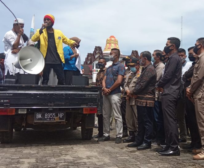 
					Demo Tidak Anarkis, Pemkab Aceh Jaya Apresiasi Mahasiswa