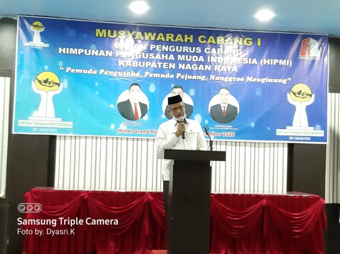 
					Muscab Hipmi, Bupati Nagan Raya: Harapan kami Motto Bukan Sekedar Motto Namun Dilaksanakan