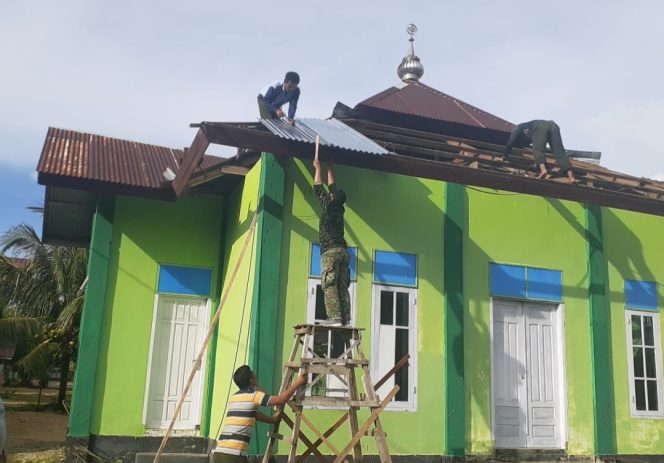 
					Danrem 012/TU Tunaikan Janji Rehab Mushalla di Aceh Jaya