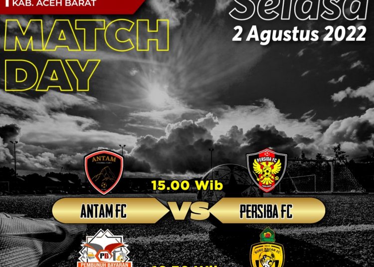 Jadwal pertandingan besok Di lapangan bola kaki HUT Pemuda Gampong Manjeng, Kecamatan Pante Ceureumen, Kabupaten Aceh Barat  Senin (1/8/2022)