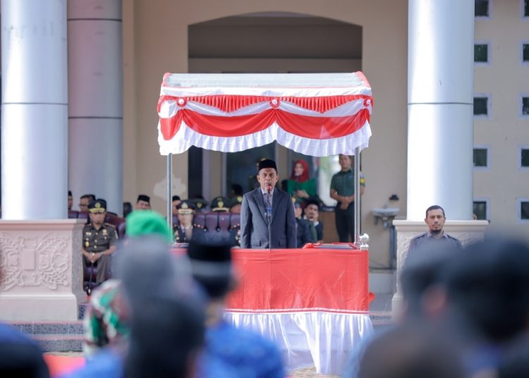 Pembina Upacara Sekretaris Daerah, Ir H Ardimartha