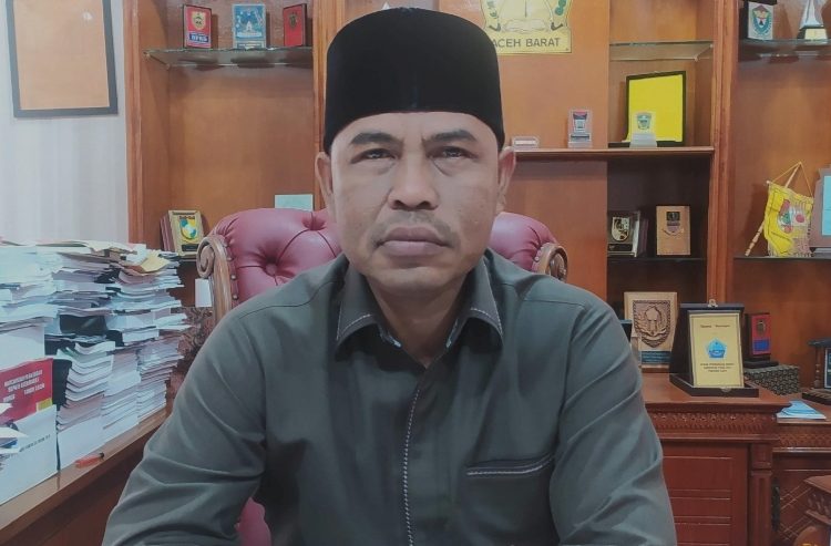 Ketua DPRK Aceh Barat, Samsi Barmi, /Foto/Dani