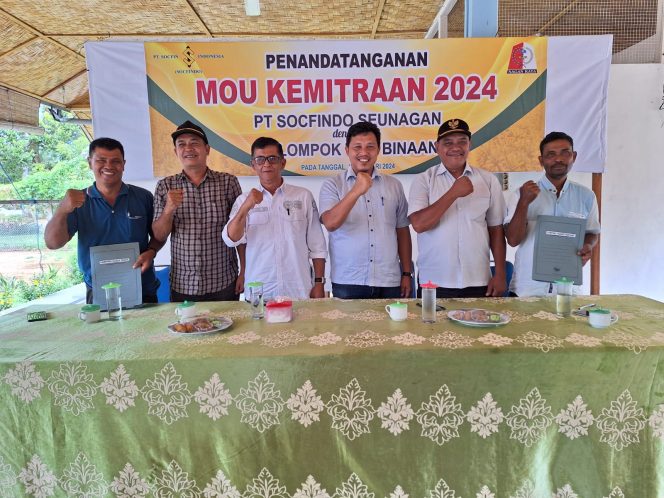
					Awali Tahun 2024, Pengurus PT Socfindo Seunagan Kembali Perkuat Kemitraan dengan Kelompok Tani 