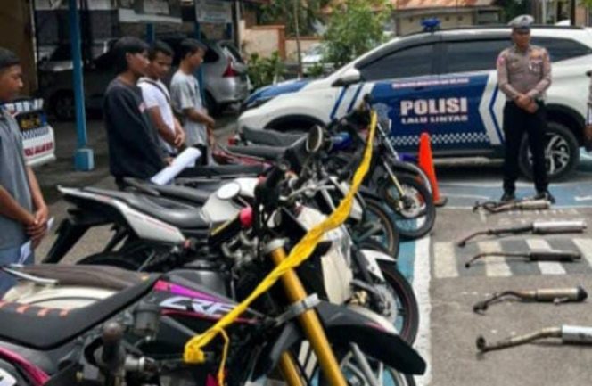 
					Responsif Keluhan Masyarakat, Personel Satlantas Polres Sabang Razia Sepeda Motor Berknalpot Brong