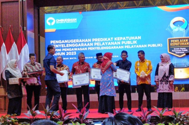 
					Pemkab Nagan Raya Kembali Raih Penghargaan dari Ombudsman RI 