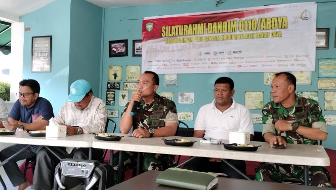 
					Dandim 0110 Abdya Sebut Pentingnya Melibatkan Wartawan Dalam Membangun Abdya