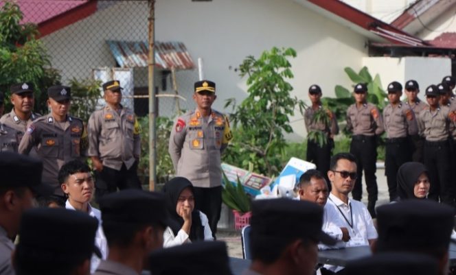 
					Gelar Apel Kesiapan Pengamanan Pemilu 2024, Kapolres Aceh Selatan Ingatkan Tugas Polri