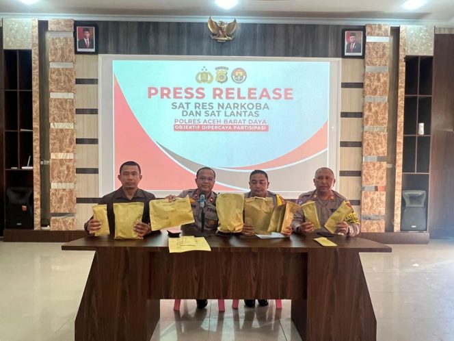 
					Polres Abdya Release Sejumlah Kasus Ditangani Per Maret 2024