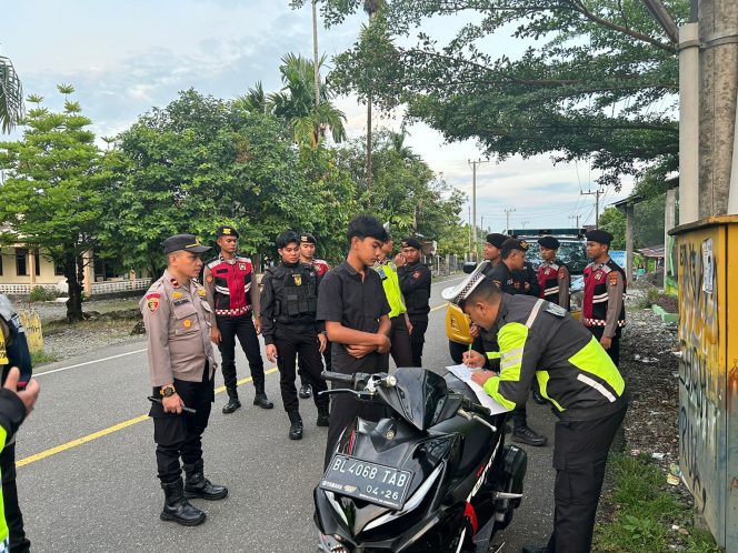 
					Demi Kenyamanan Bersama, Polisi Nagan Raya Tindak Tegas Pembalap yang Liar
