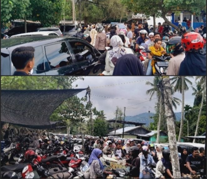 
					Pengunjung Keluhkan Macet di Sepanjang Jalan Wisata Pantai Pasir Putih Padang Bakau, Ini Tanggapan Keuchik