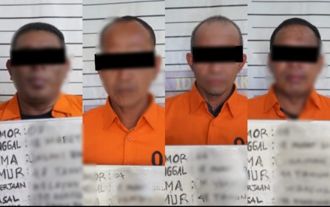 
					Polisi Tahan Empat Pelaku Pengeroyokan dan Pengrusakan Kantor KONI Aceh Timur