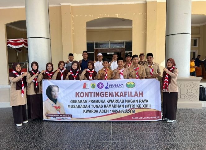 
					Pemkab Nagan Raya Lepas Puluhan Peserta MTR ke Banda Aceh