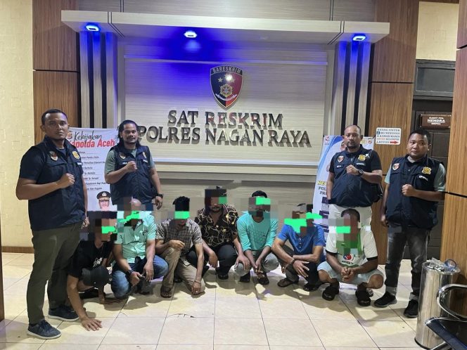 
					Sat Reskrim Polres Nagan Raya Amankan 7 Pelaku Maisir