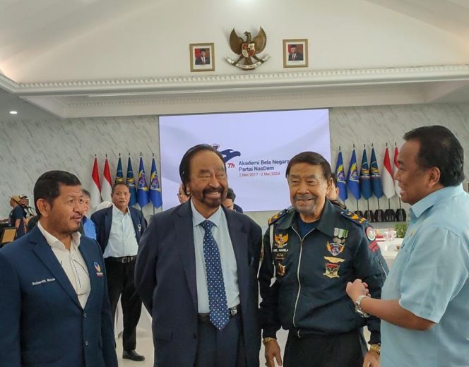 
					Saat Syukuran ABN, Surya Tegaskan NasDem Tetap Menjaga Harkat dan Martabat Partai 