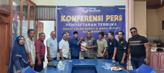 
					Tiga Putra Terbaik Aceh Barat Daftarkan diri ke Nasdem untuk Usungan Cabup-cawabup, Termasuk Mantan Sekda