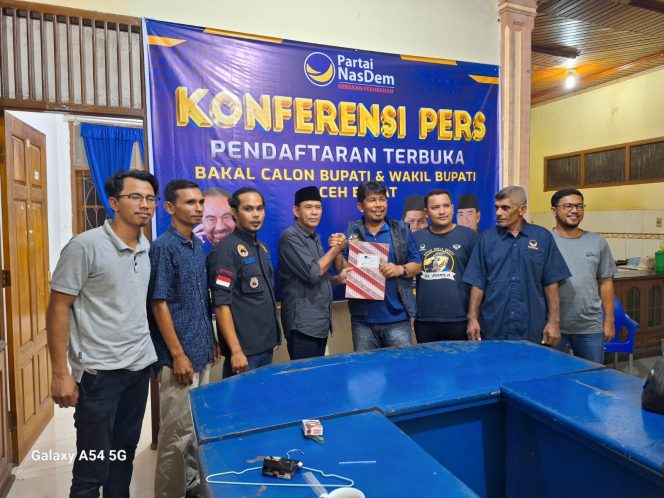 
					Partai Nasdem Ajukan Hendri Syafrizal Sebagai Calon Wakil Bupati Aceh Barat 