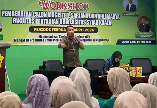 
					Nurchalis Isi Materi di Fakultas Pertanian USK, Paparkan Potensi Sumber Daya yang ada di Aceh