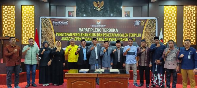 
					KIP Tetapkan 25 Anggota DPRK Nagan Raya Terpilih untuk Periode 2024-2029