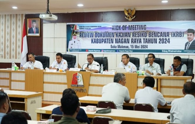 
					Pemkab Nagan Raya Gelar Kick Off Meeting Review Dokumen Kajian Risiko Bencana (KRB) 2024