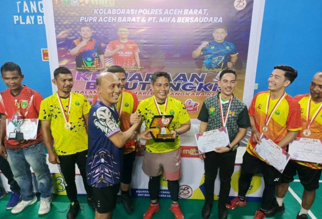 
					Turnamen Badminton beregu instansi Pemerintah Dalam Rangka HUT Bhayangkara ke -78 Berakhir