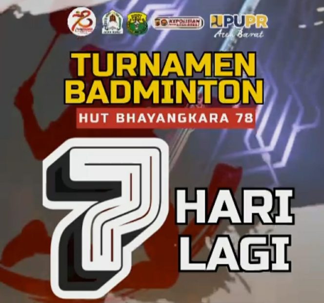 
					Peringatan HUT Bhayangkara ke -78, PUPR Aceh Barat Gelar Turnamen badminton beregu Antar instansi