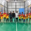 PUPR Plus Aceh Barat Lepas 8 Atlet Bulutangkis di GOR Bakti Negeri, Selasa (25/6/2024) Foto/catat.co