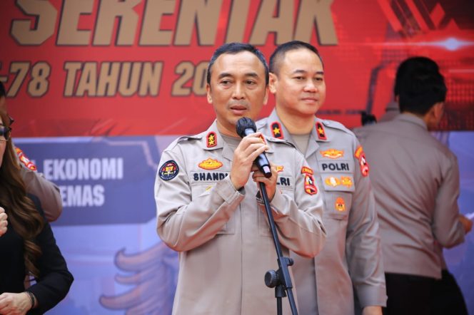 
					Kapolri Pimpin Pelepasan 315.718 Paket Sembako Sambut Hari Bhayangkara ke-78