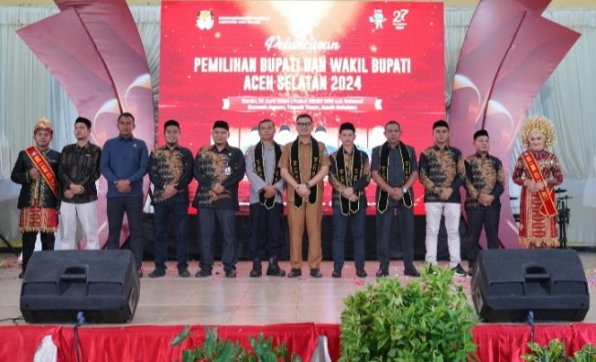 
					KIP Kabupaten Aceh Selatan Resmi Laksanakan Peluncuran Pemilihan Kepala Daerah Tahun 2024