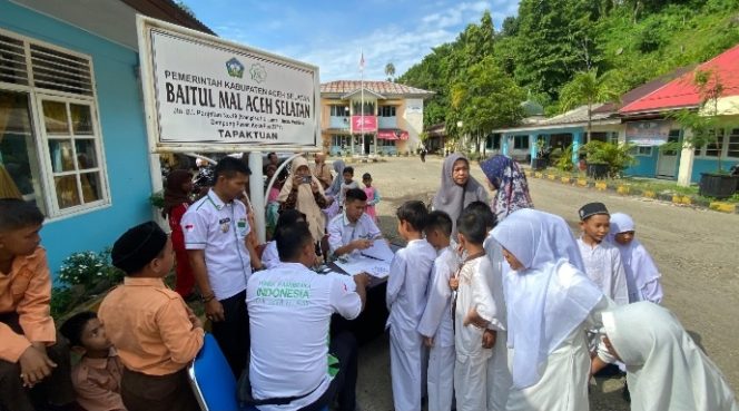 
					PPI Kabupaten Aceh Selatan ikut Berpartisipasi Salurkan Biaya Pendidikan bersama BMK Setempat