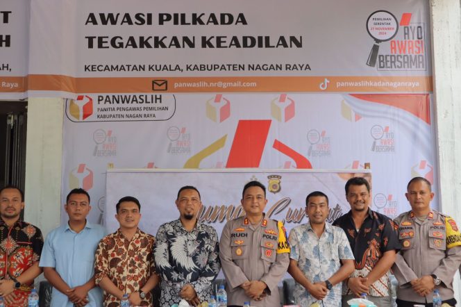 
					Jelang Pilkada Kapolres Nagan Raya Gelar Jumat Curhat Bersama Panwaslih dan KIP Nagan Raya