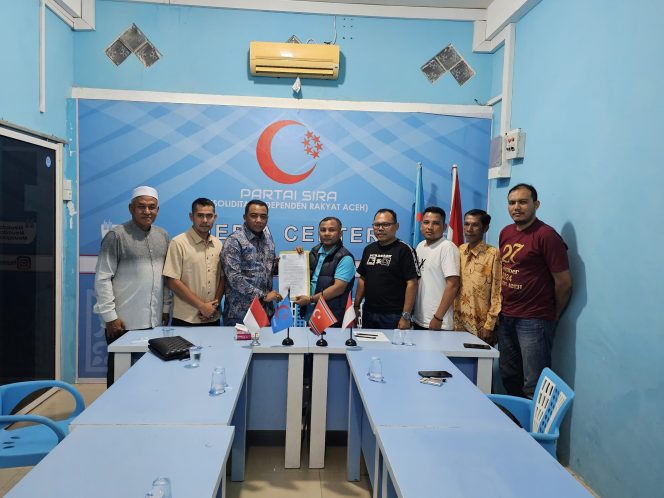 
					Partai SIRA Resmi Usung TRK Maju Sebagai Calon Bupati Nagan Raya 