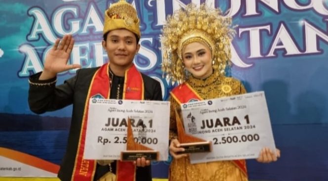 
					Riski Alfandi dan Siti Fadhilatul Annida Dinobatkan Sebagai Juara Agam Inong Duta Wisata Aceh Selatan Tahun 2024