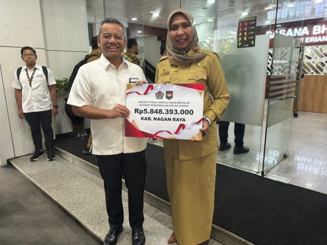 
					Pj Bupati Nagan Raya Menerima alokasi Insentif Fiskal dalam Pengendalian Inflasi Daerah Rp5,84 miliar dari Kemenkeu