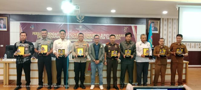 
					KIP Nagan Raya Rakor Persiapan Pencalonan Kepala Daerah dengan Instansi Terkait