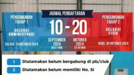 Jadwal seleksi PB PUPR PLUS Aceh Barat/Foto/dok PUPR