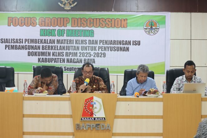 
					Pemkab Nagan Raya Gelar FGD Kick Off Meeting Sosialisasi Pembekalan Materi KLHS RPJM 2025-2029